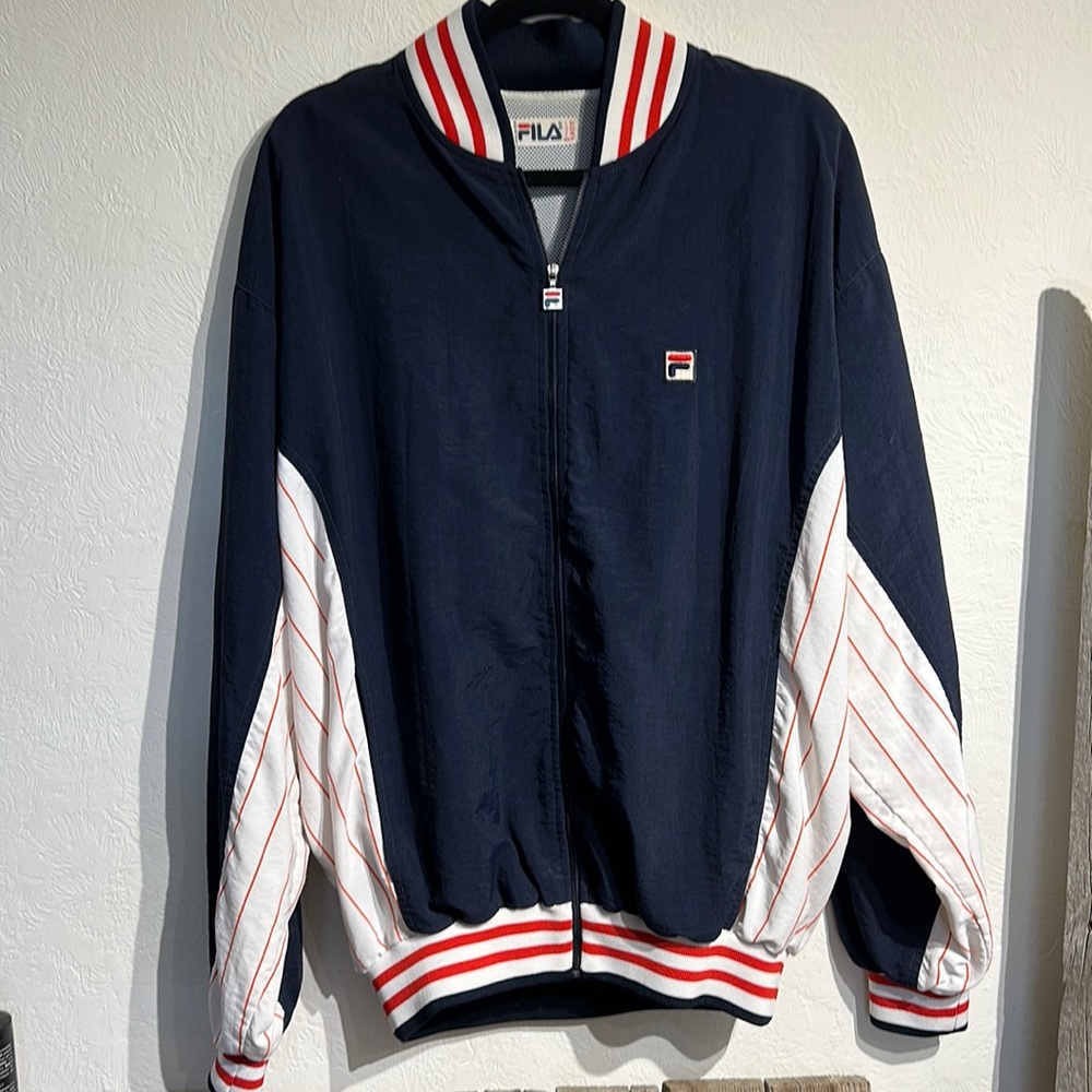 Vintage Fila Baseball Bomber Jacket